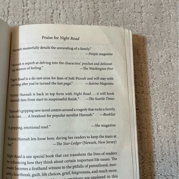 Night Road by Kristin Hannah - Paperback - Picture 9 of 9